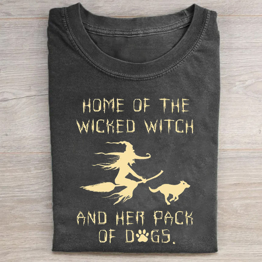 Wicked Witch and Her Pack of Dogs Graphic T-Shirt