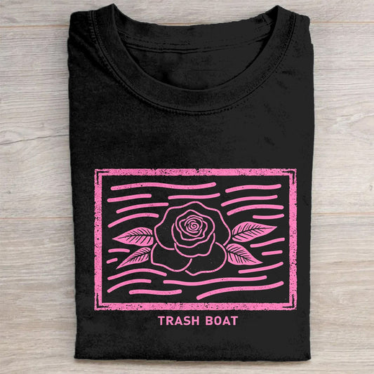 Trash Boat Rose Graphic T-Shirt