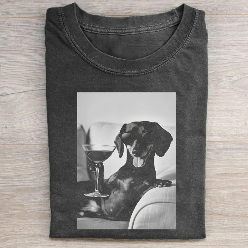 Vintage Funny Dachshund T-shirt