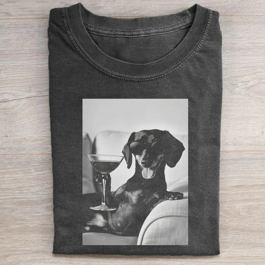 Vintage Funny Dachshund T-shirt