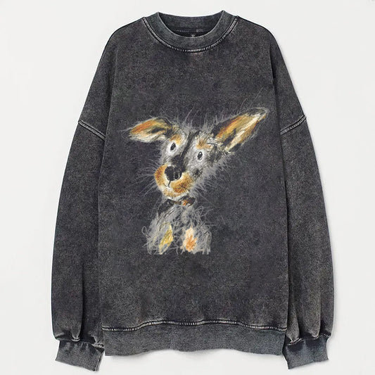 The Cute Dog Vintage Sweatshirt