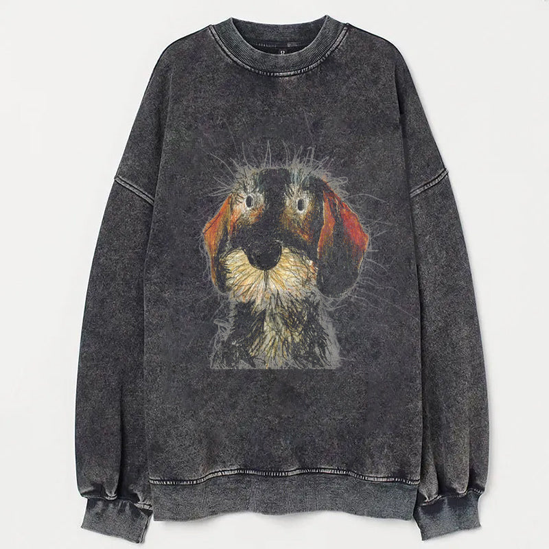 The Cute Dog Vintage Sweatshirt