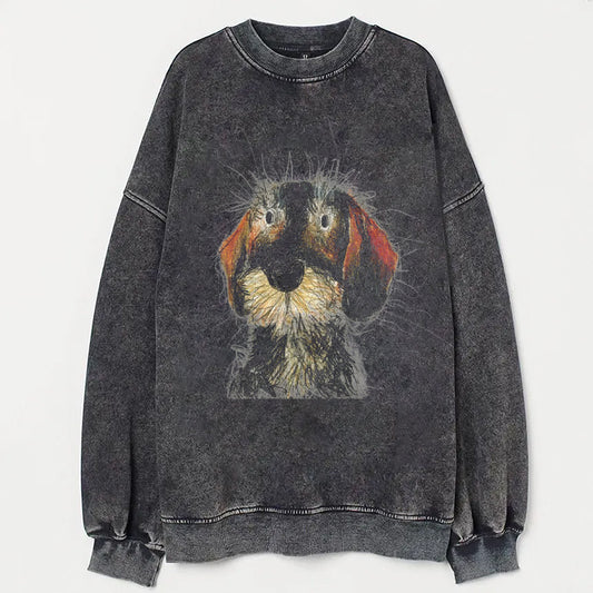 The Cute Dog Vintage Sweatshirt