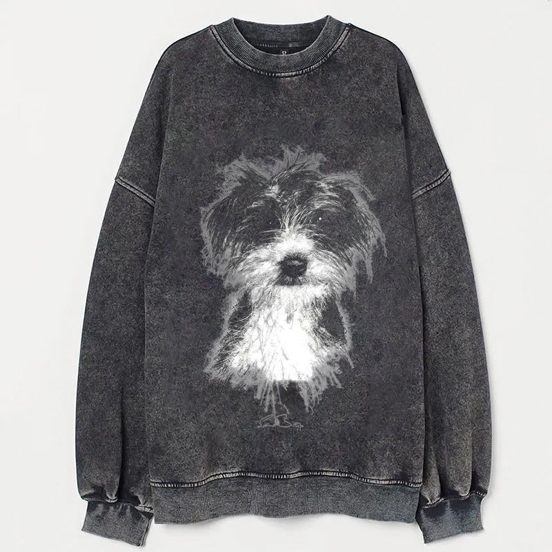 The Cute Dog Vintage Sweatshirt