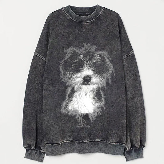 The Cute Dog Vintage Sweatshirt