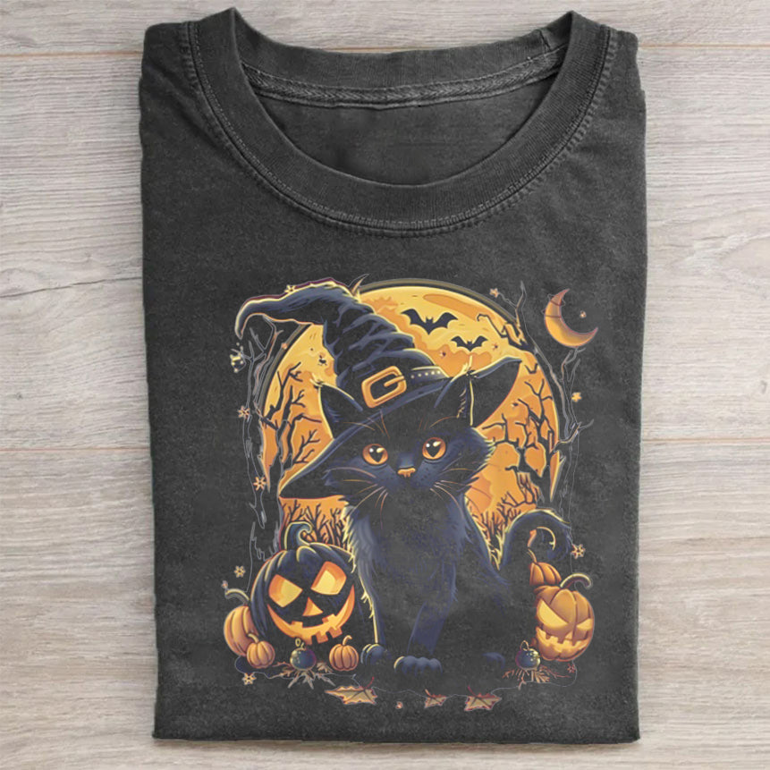 Cute Black Cat Halloween TShirt