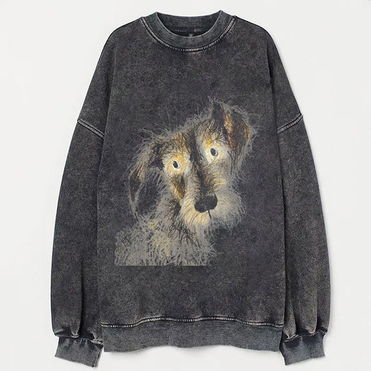 The Cute Dog Vintage Sweatshirt