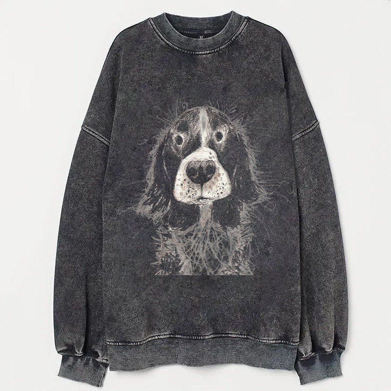 The Cute Dog Vintage Sweatshirt