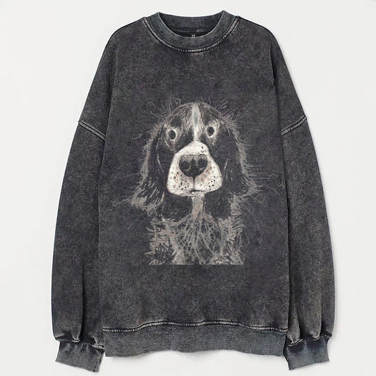 The Cute Dog Vintage Sweatshirt