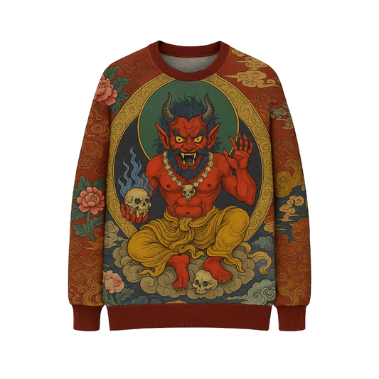 Thangka-Inspired Art Spiritual Meditation Clothing 55