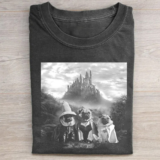 Fantasy Ring Movie With Dog Unisex T-Shirt