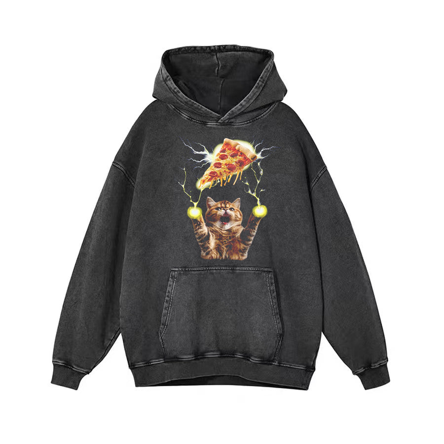 Pizza Power Cat T-Shirt