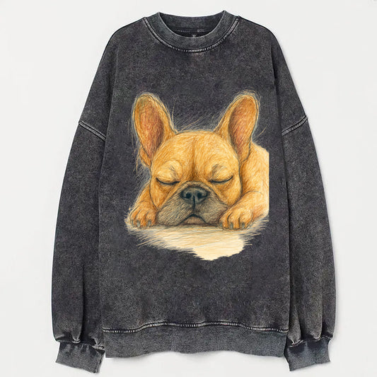 Cute Dog Art Print Casaul Sweatshirt