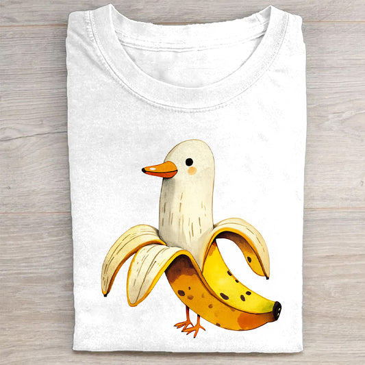Banana Duck Graphic T-Shirt