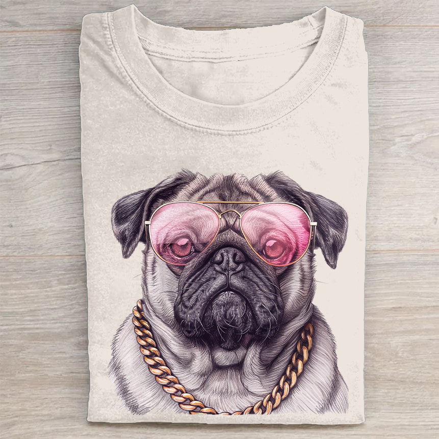 Funny Sunglasses Dog Unisex T-Shirt