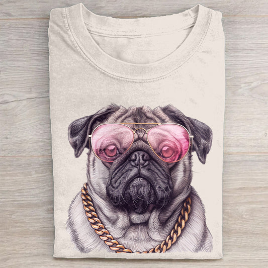Funny Sunglasses Dog Unisex T-Shirt