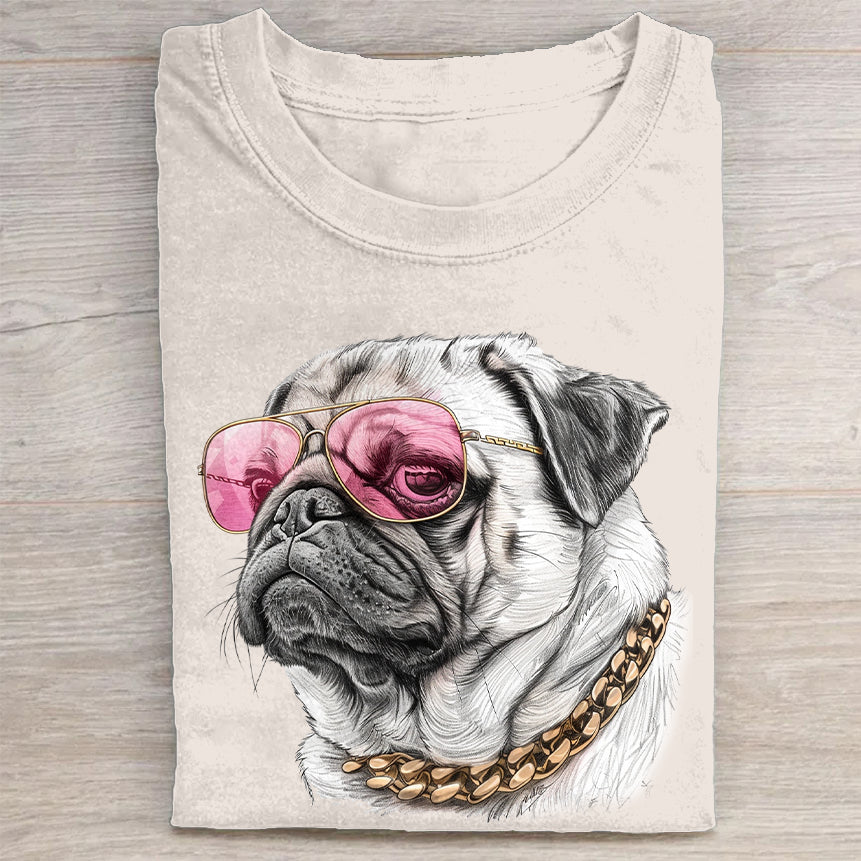 Funny Sunglasses Dog Unisex T-Shirt