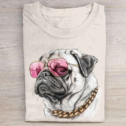 Funny Sunglasses Dog Unisex T-Shirt