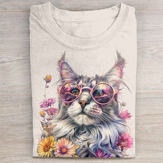 Funny Maine Coon Cat Unisex T-Shirt