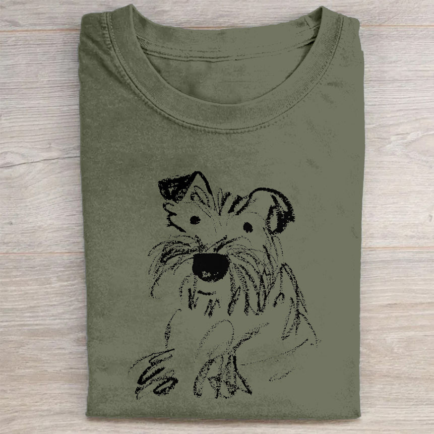 The Cute Dog Vintage T-shirt