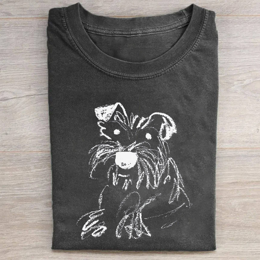 The Cute Dog Vintage T-shirt