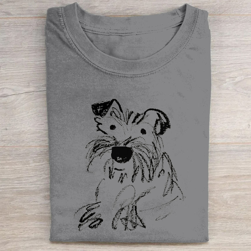 The Cute Dog Vintage T-shirt