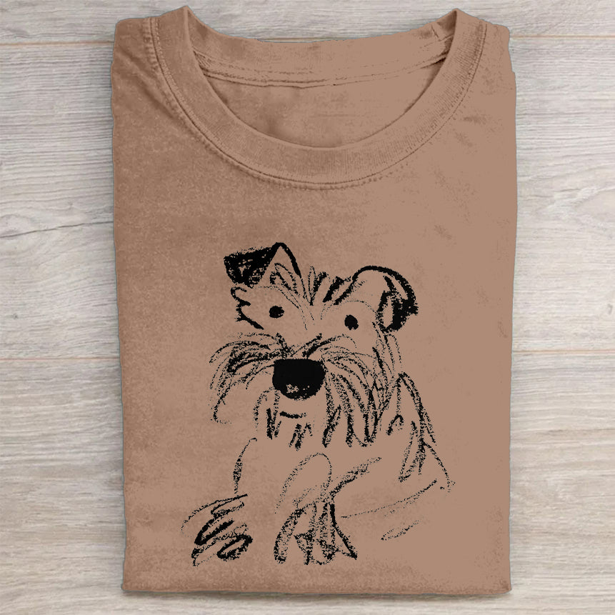 The Cute Dog Vintage T-shirt