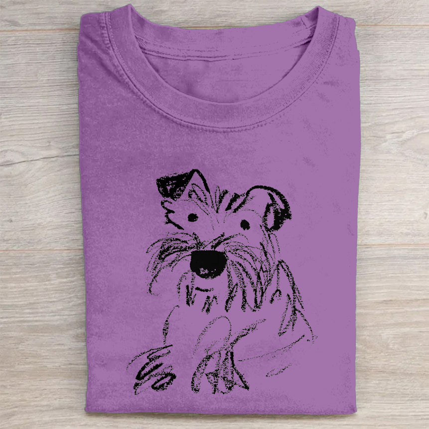 The Cute Dog Vintage T-shirt