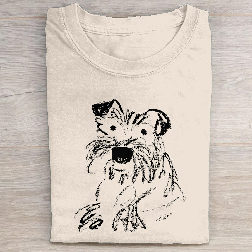 The Cute Dog Vintage T-shirt