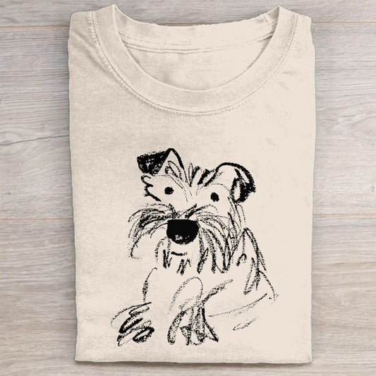 The Cute Dog Vintage T-shirt