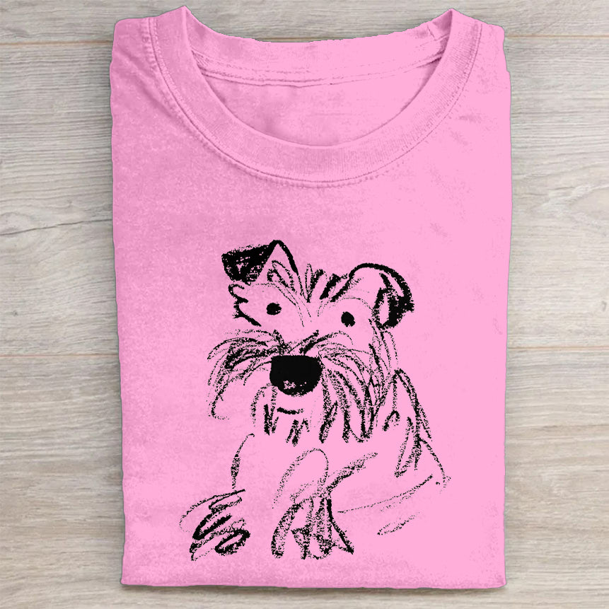 The Cute Dog Vintage T-shirt
