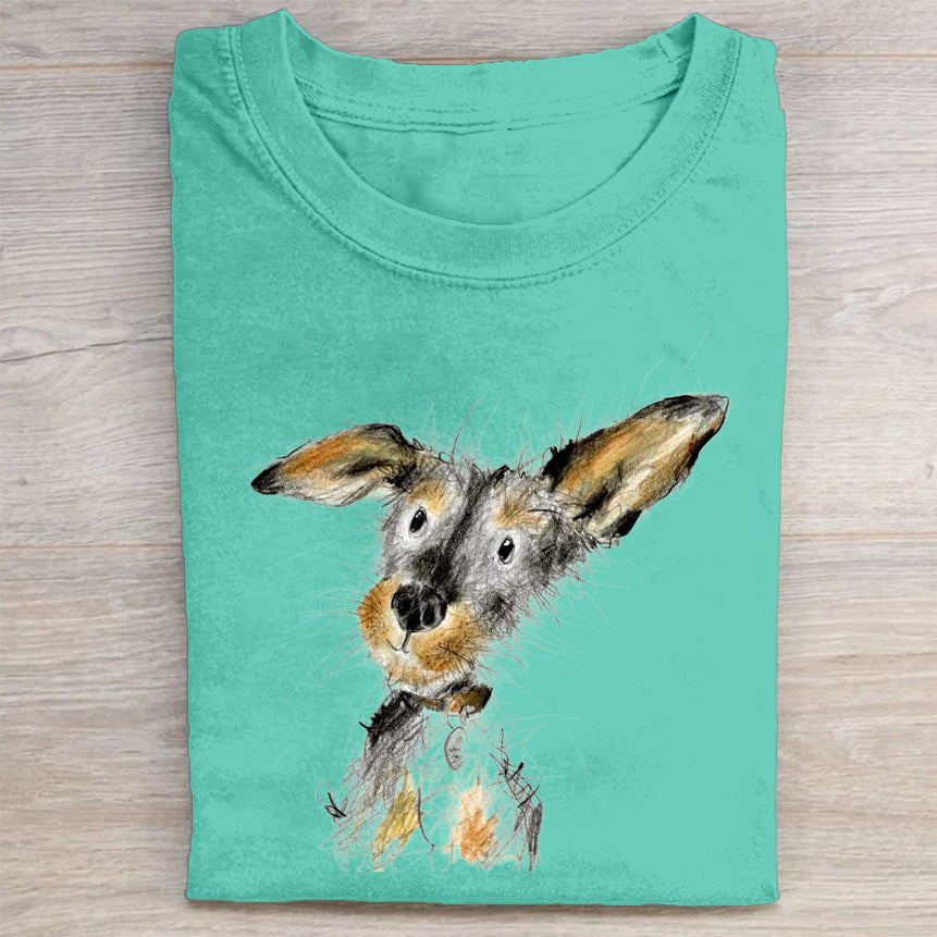 The Cute Dog Vintage T-shirt