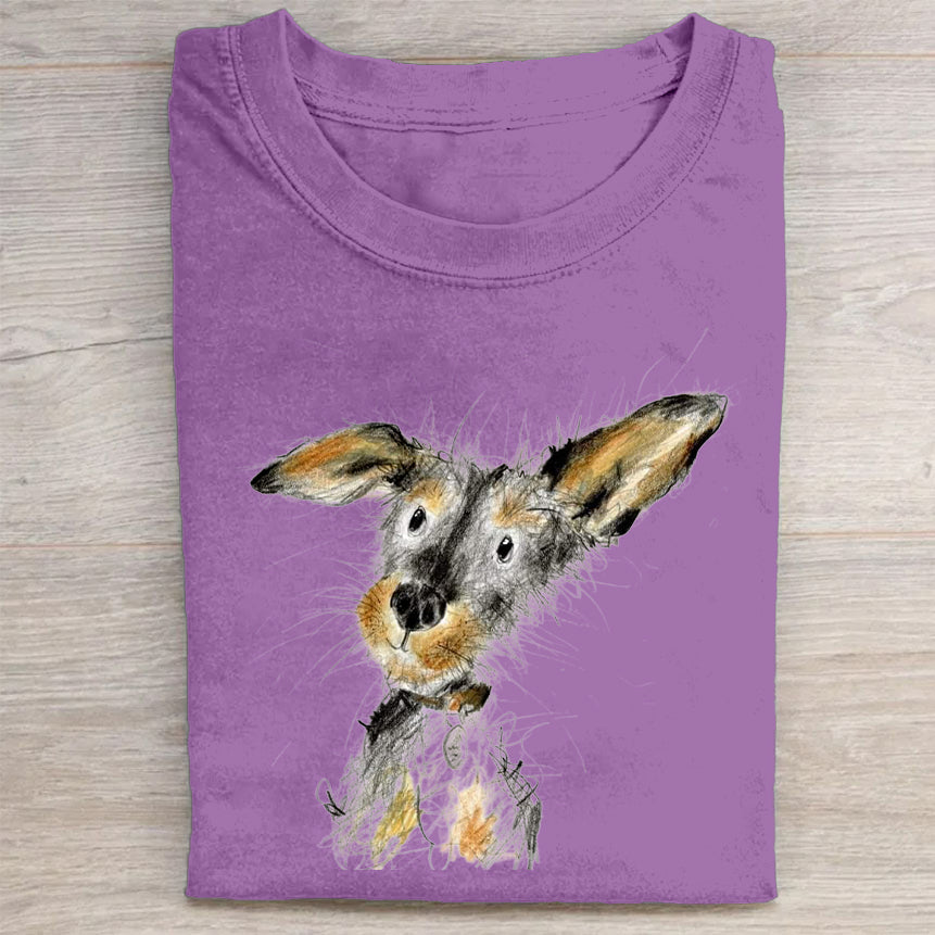 The Cute Dog Vintage T-shirt