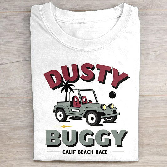 Dusty Buggy Beach Race Graphic T-Shirt