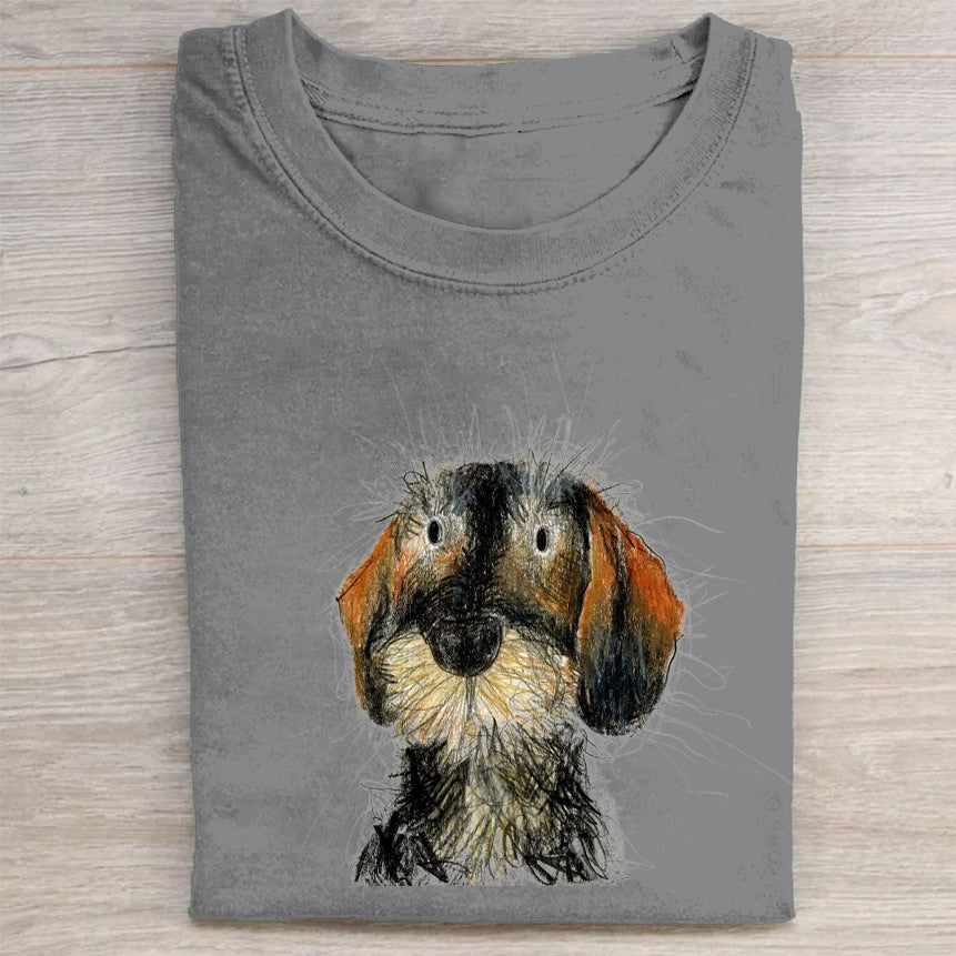 The Cute Dog Vintage T-shirt