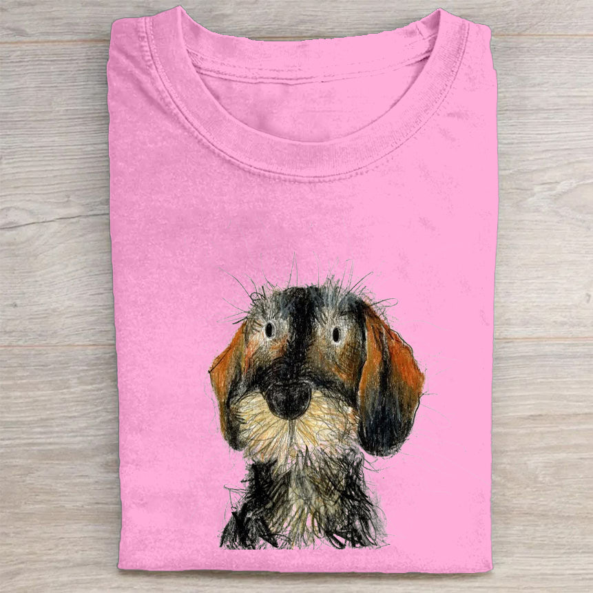 The Cute Dog Vintage T-shirt