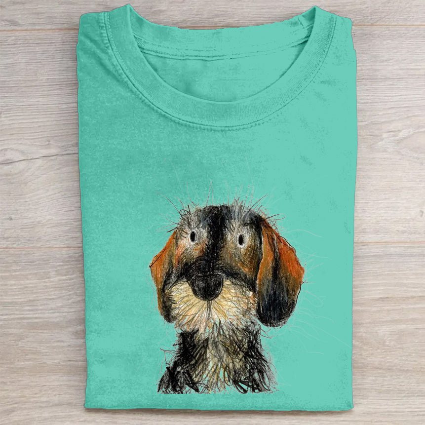 The Cute Dog Vintage T-shirt