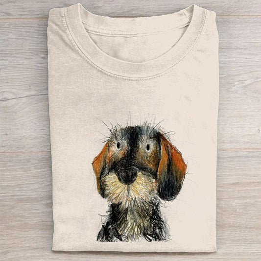 The Cute Dog Vintage T-shirt
