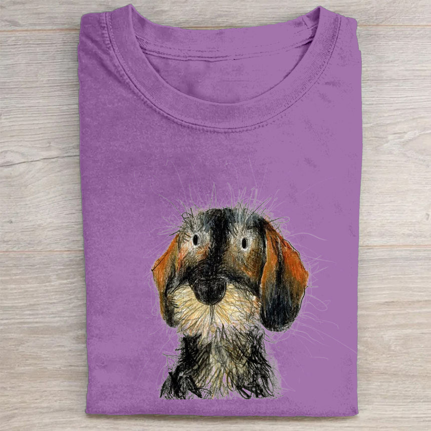 The Cute Dog Vintage T-shirt