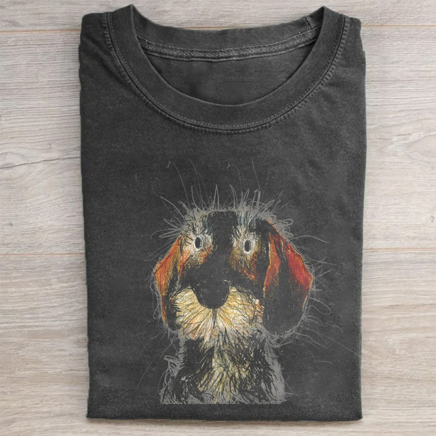 The Cute Dog Vintage T-shirt