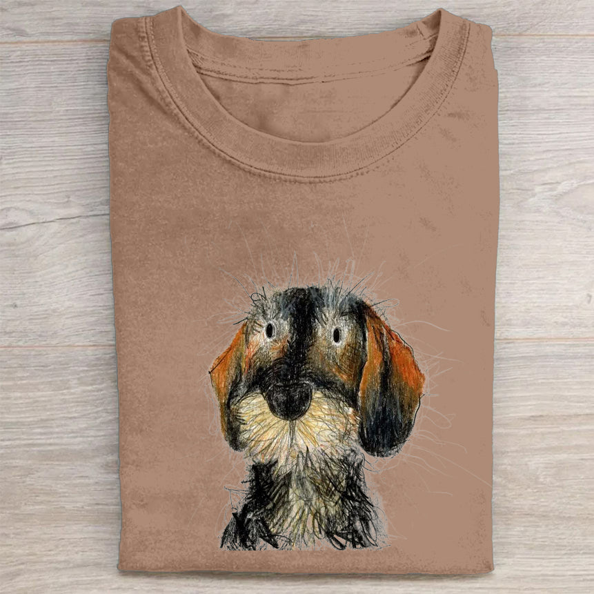 The Cute Dog Vintage T-shirt