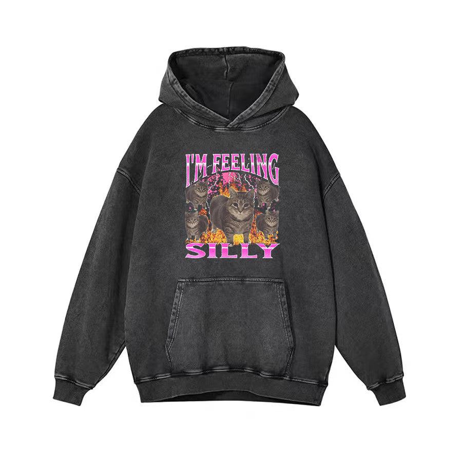 I'm Feeling Silly Funny Oia Oia Cat T-Shirt