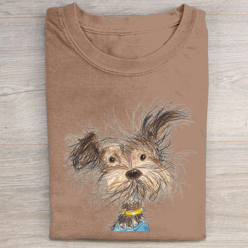 The Cute Dog Vintage T-shirt