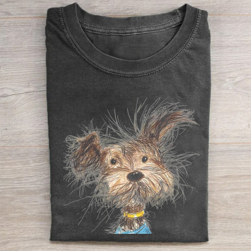 The Cute Dog Vintage T-shirt