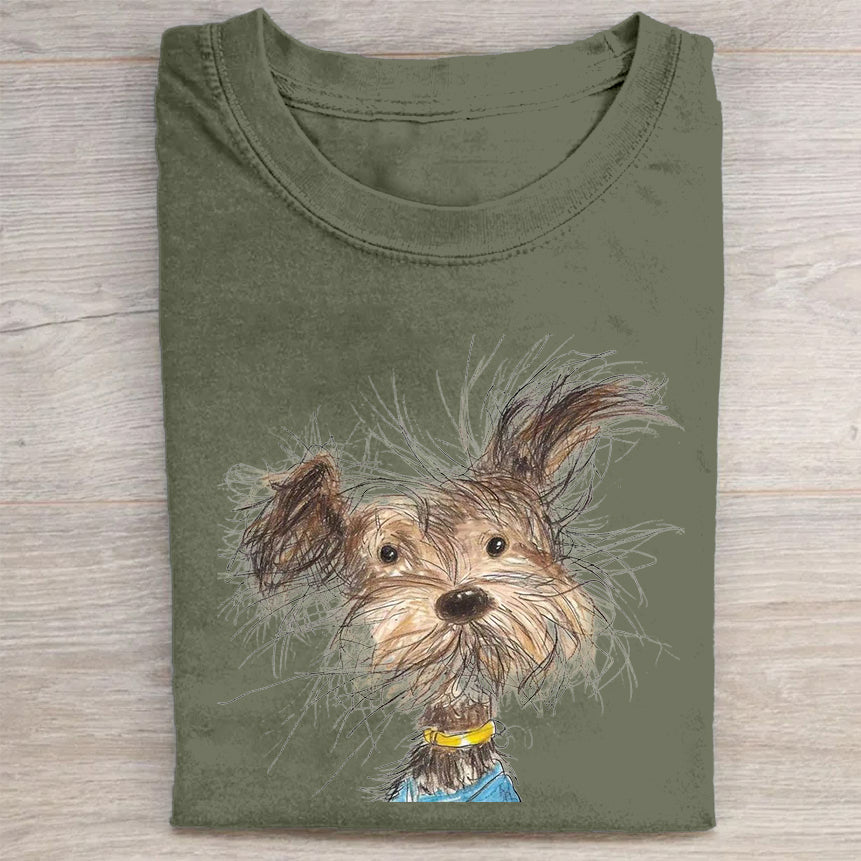 The Cute Dog Vintage T-shirt