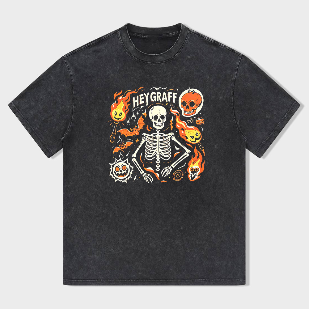 Heygraff Creativity Acid Wash T-Shirt