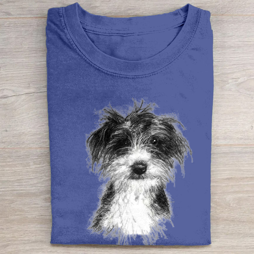 The Cute Dog Vintage T-shirt