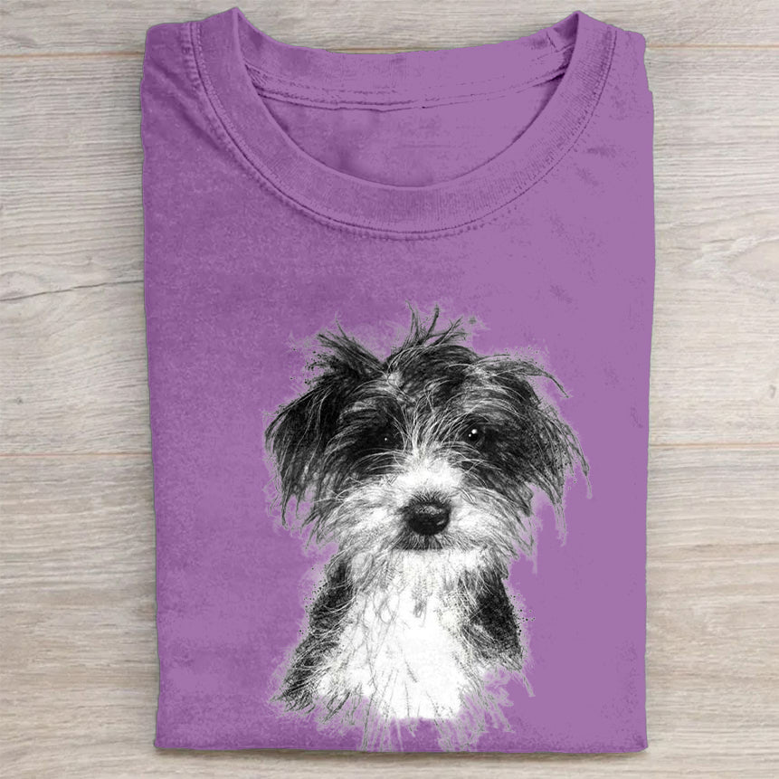 The Cute Dog Vintage T-shirt