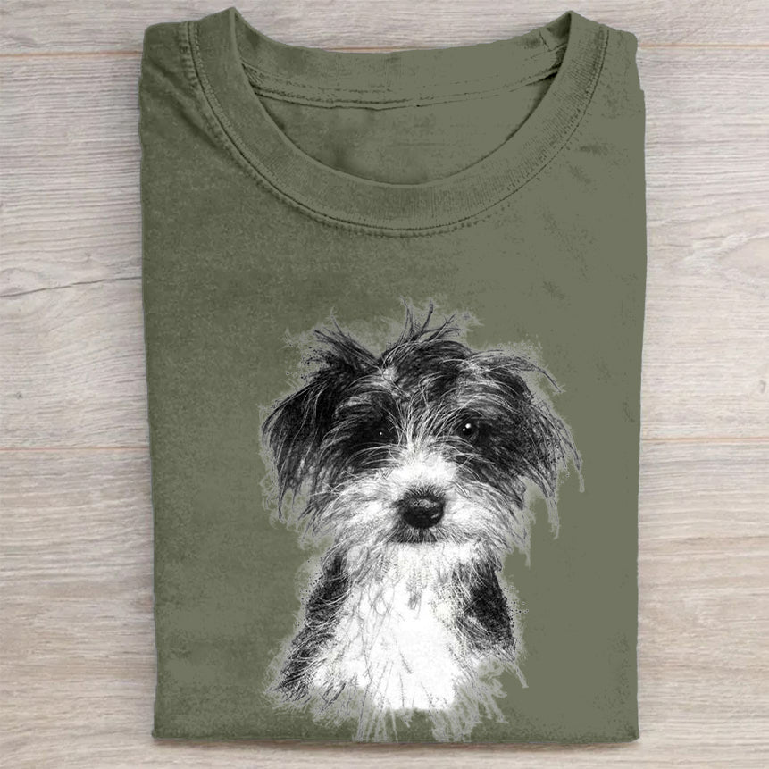 The Cute Dog Vintage T-shirt