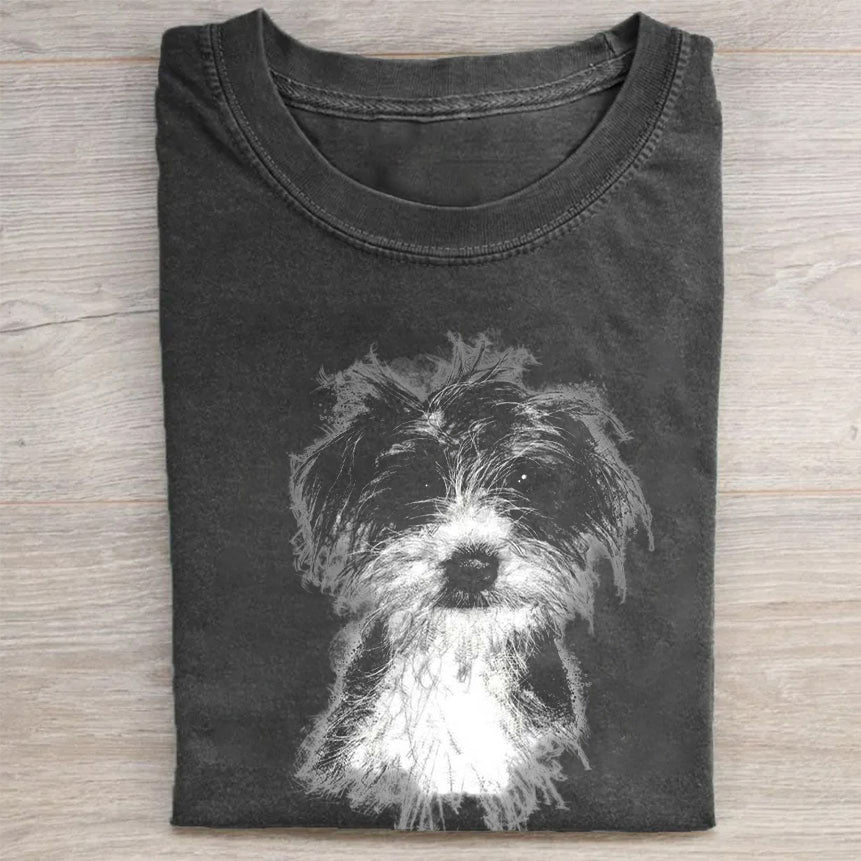 The Cute Dog Vintage T-shirt